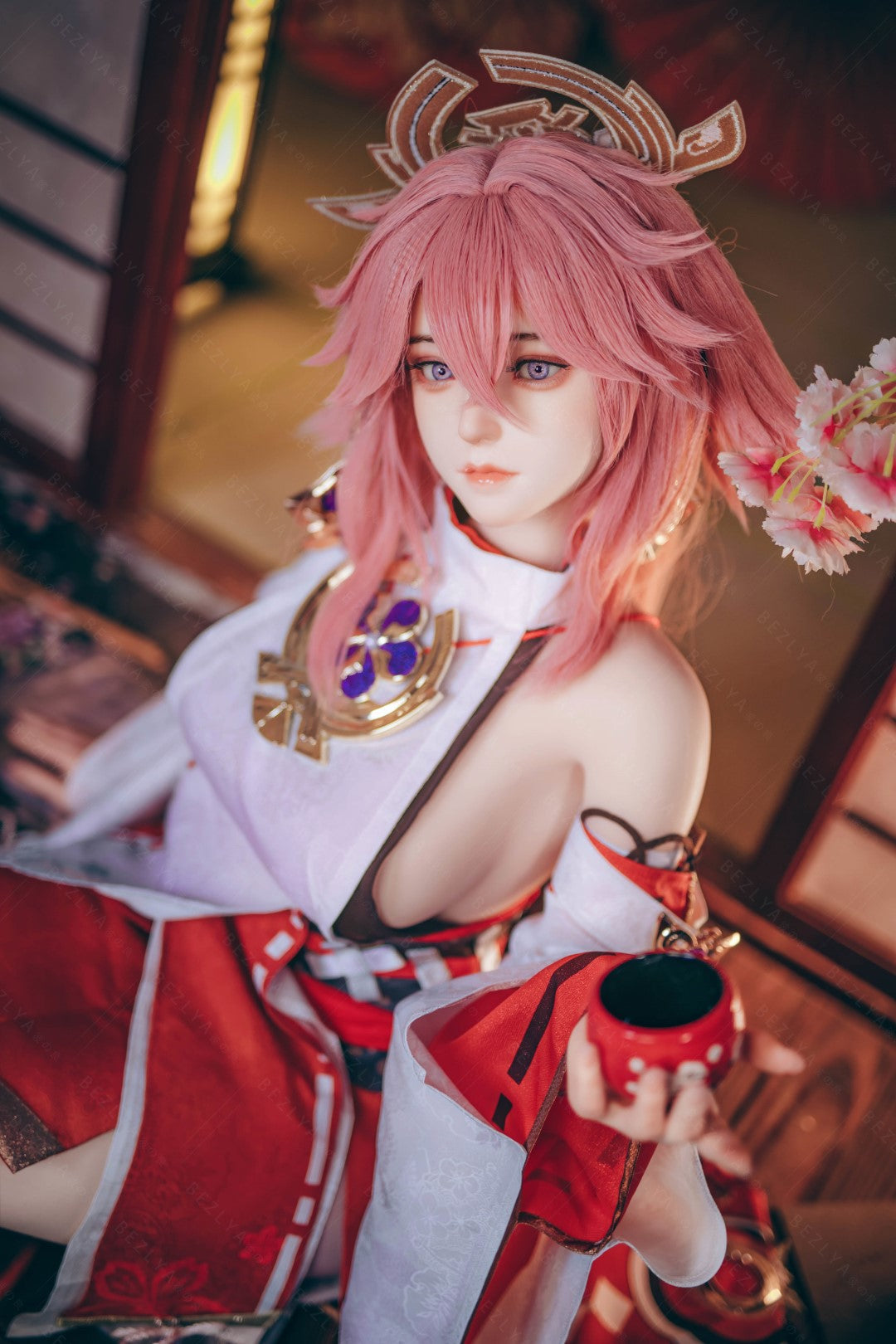 Yae Miko Sex doll (Bezlya Doll 155cm E-cup 2.2CF silicone)