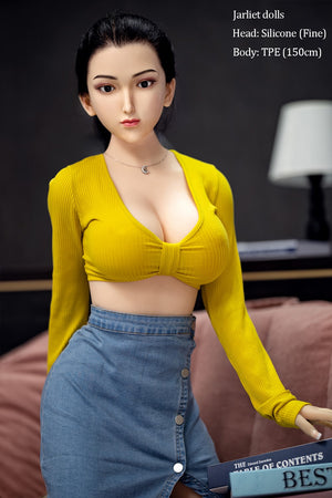 Fine sex doll (Jarli 150cm D-cup TPE+silicone)