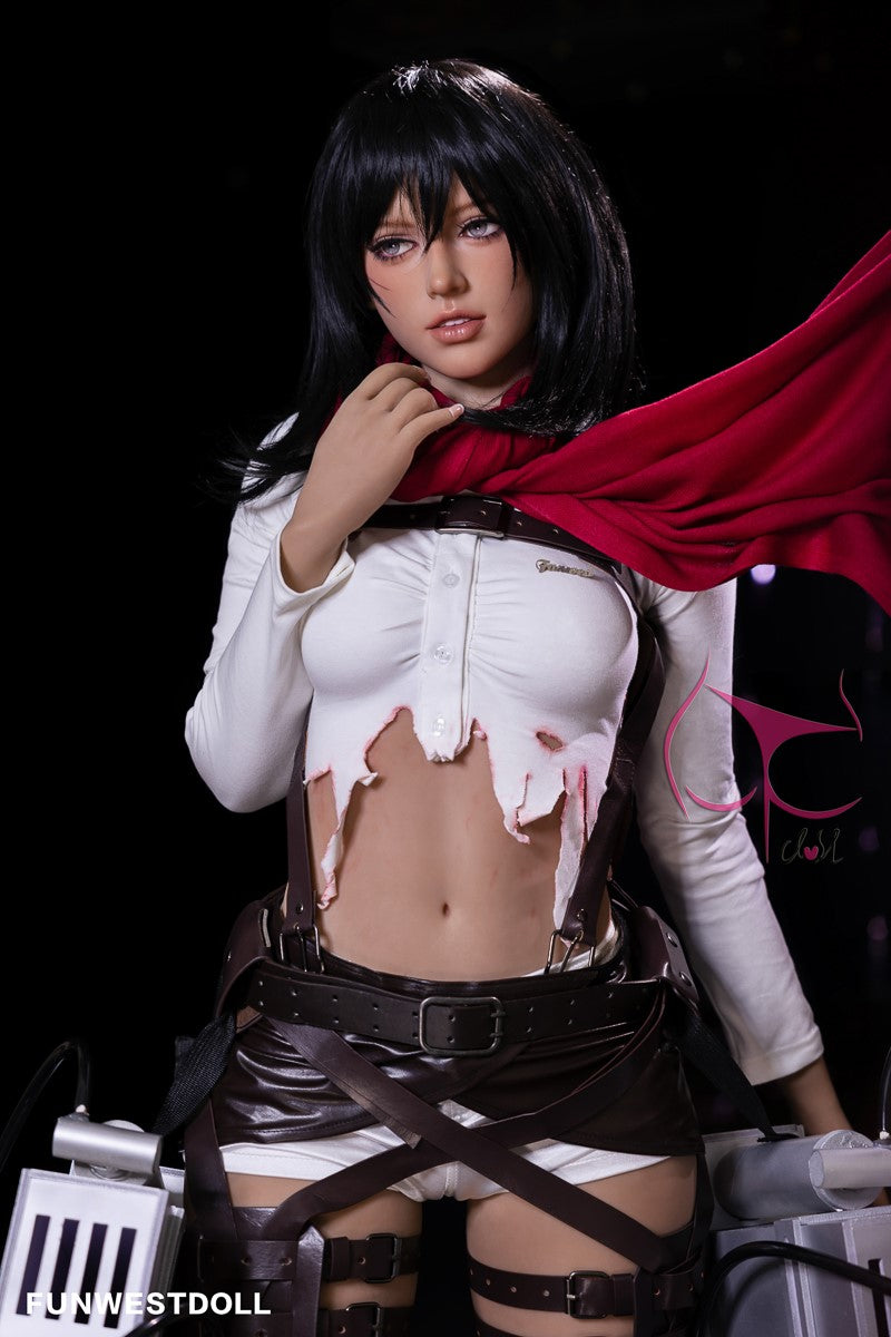 Mikasa Chloe Sex doll (FunWest Doll 159cm A-cup #035 TPE)
