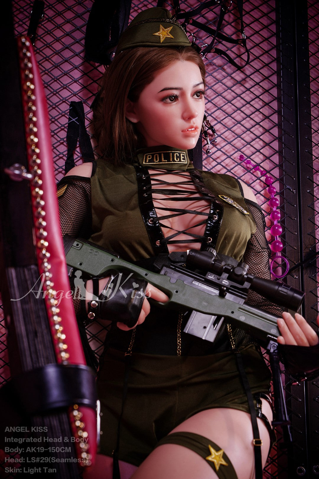 Christy Sex doll (AK-Doll 150cm D-cup #LS29 silicone)