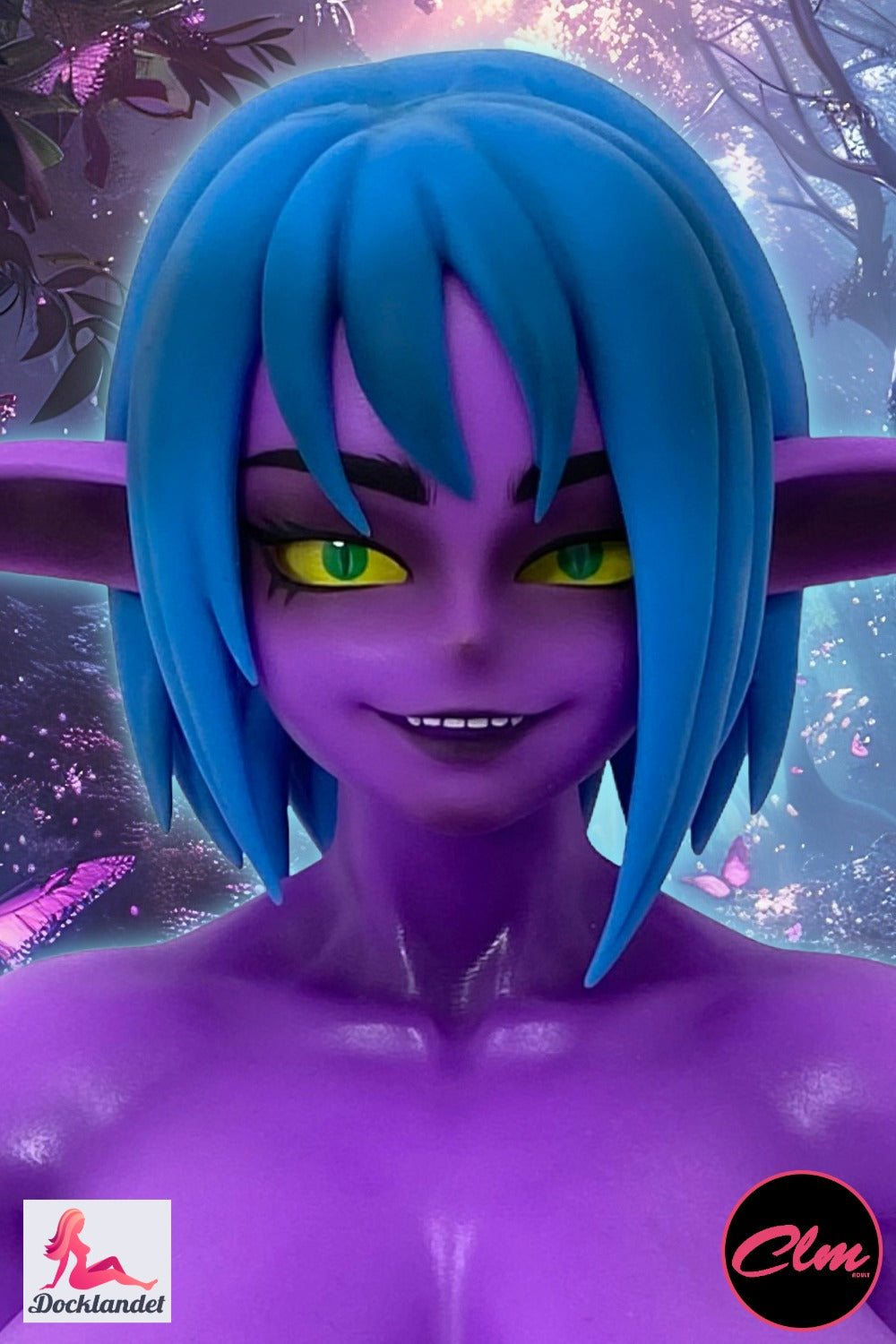 Zarga Night Elf Sexdocka (Climax Doll Mini 70cm V-kupa Silikon)