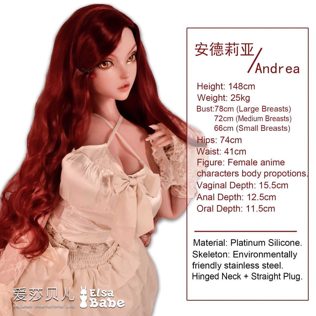 Andrea Cooper Sex doll (Elsa Babe 148cm DHR010 silicone)