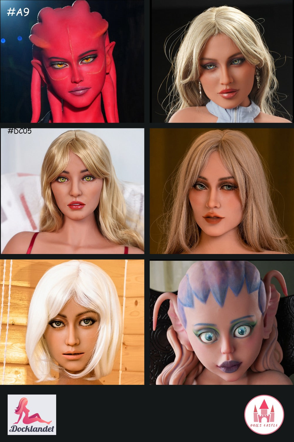 Extra Head (Dolls Castle Silicone Original)