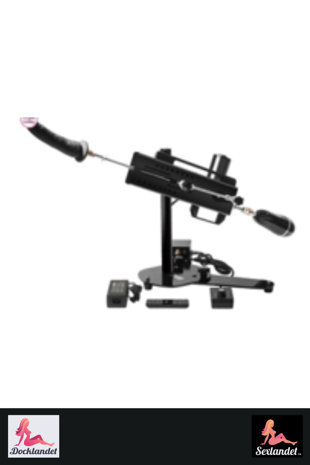 Powerful sex machine with remote control - 120W engine, adjustable movement &amp; angle