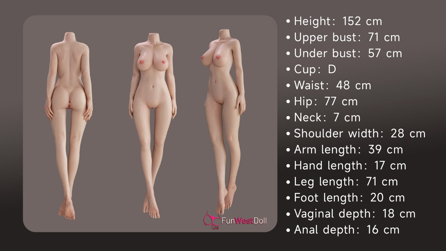 Nika Sex doll (FunWest Doll 152cm D-cup #053S RST silicone)