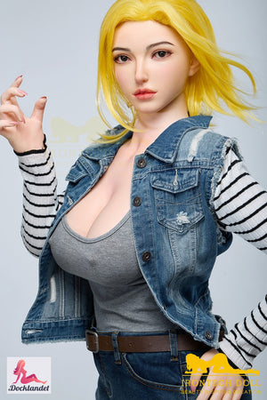 Joline Android 18 Sex Doll (Irontech Doll 159cm G-Kupa S41 Silikon)