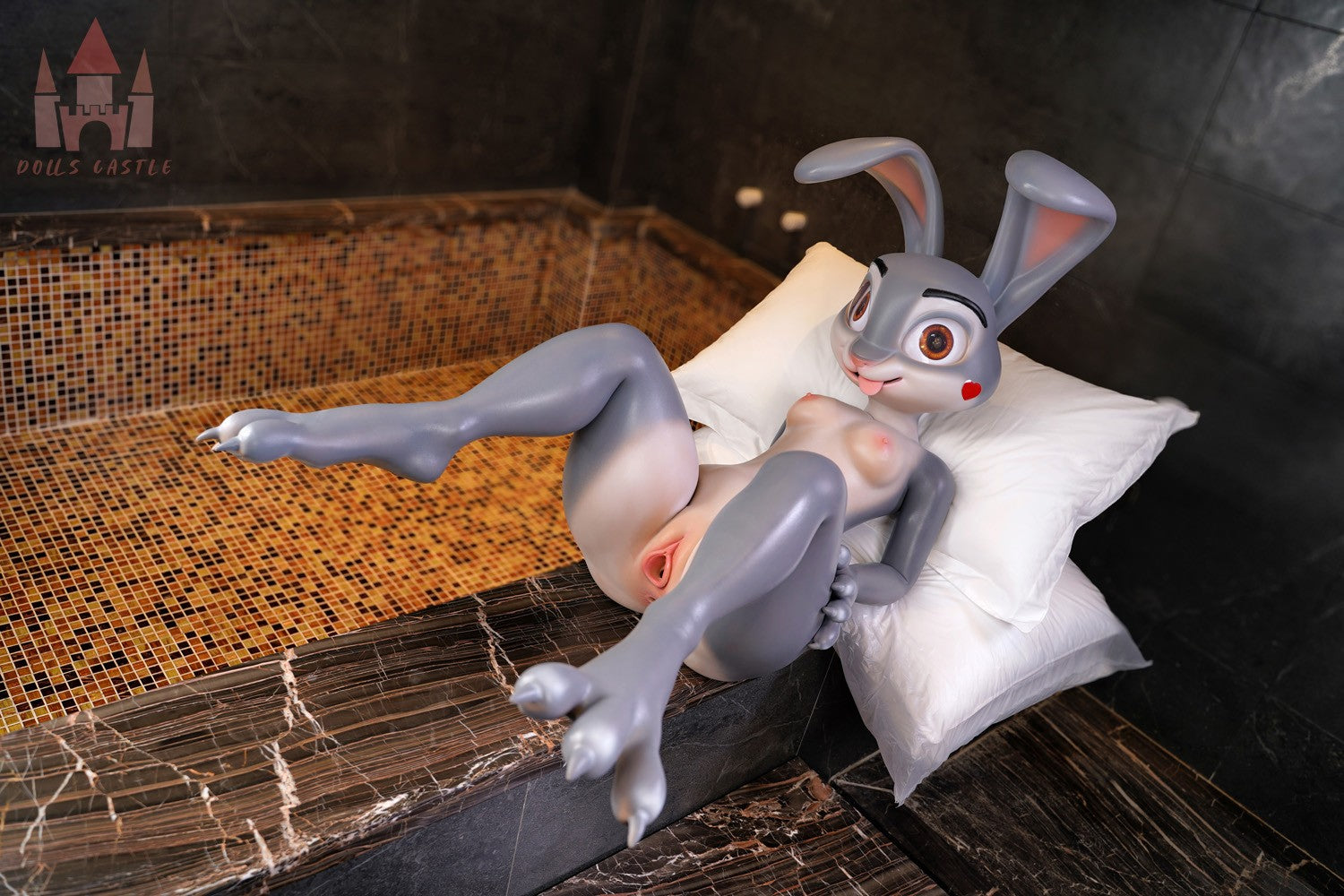 Judy the Rabbit Sex doll (Dolls Castle 168cm A-cup silicone)