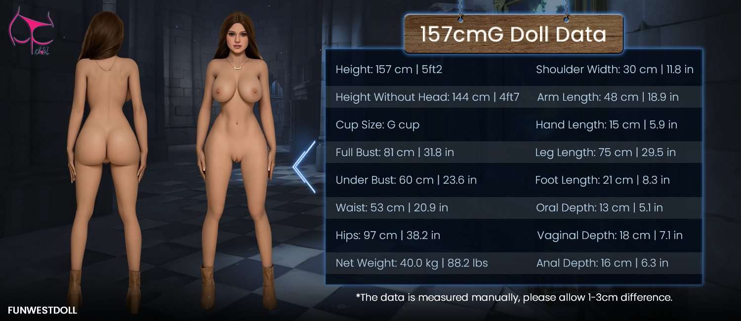 Rose Sex doll (FunWest Doll 157cm g-cup #043 TPE)