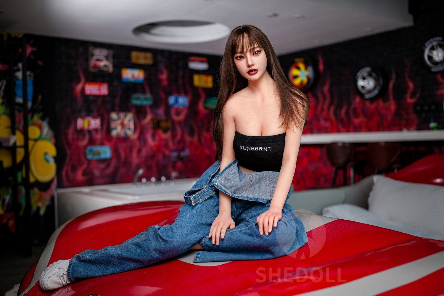 Beryl Sex doll (SHEDOLL 158cm c-cup #Sh004 tpe+silicone)