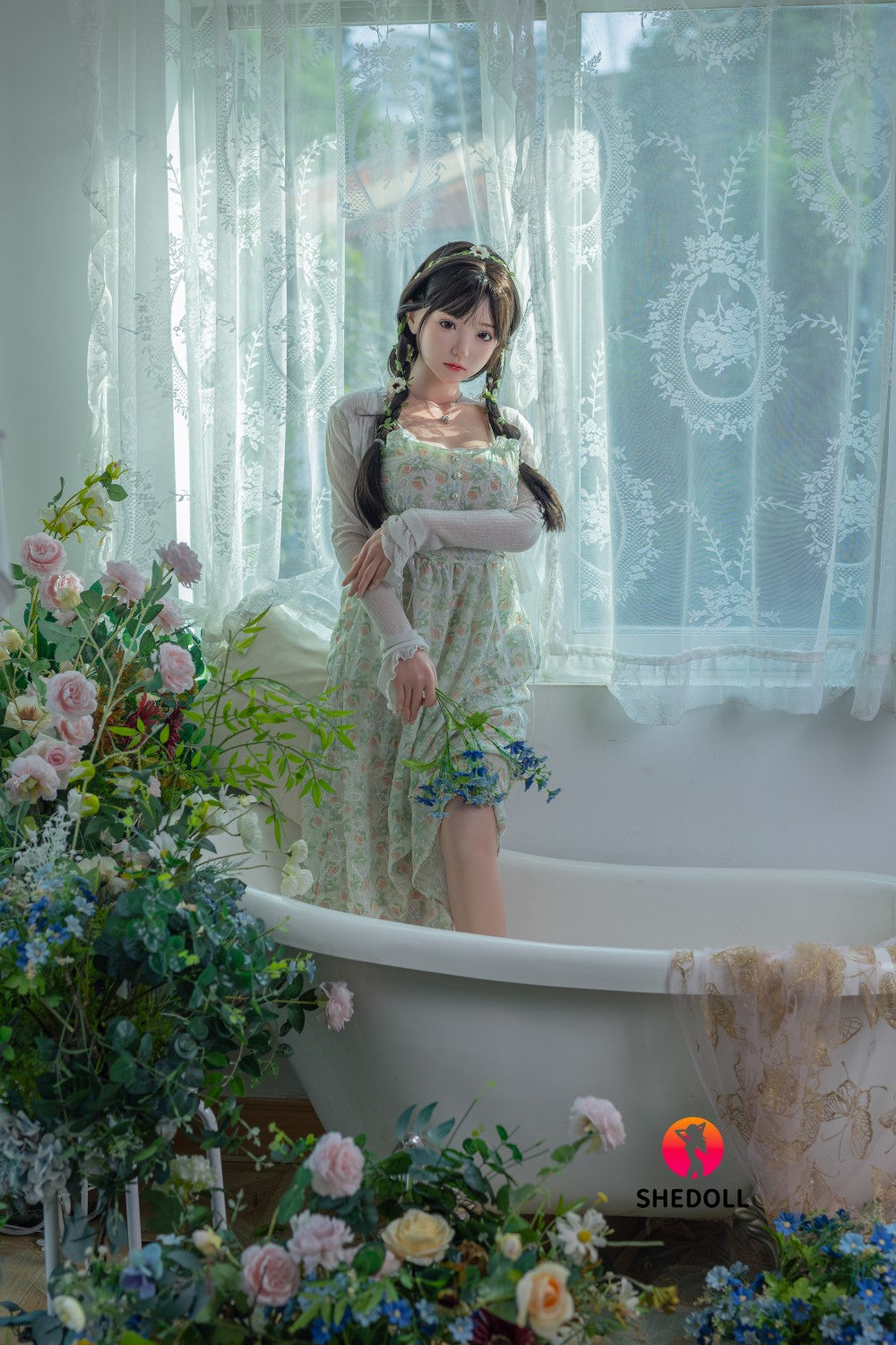 Lime Sex doll (SHEDOLL 158cm c-cup #SH100 2.0 silicone)