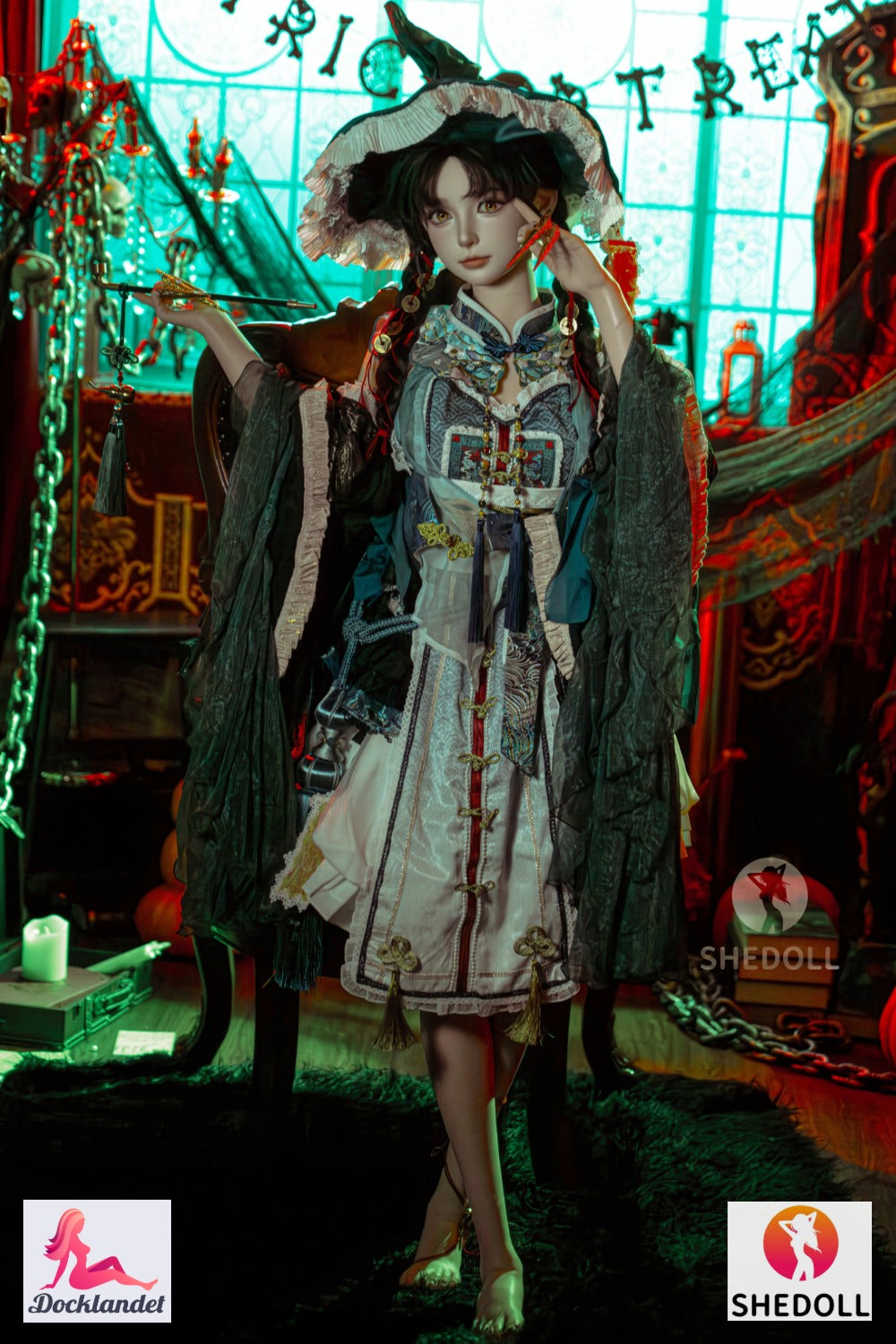 &quot;Tanya sexdocka från SHEDOLL i Halloween-outfit med realistisk hudton och ansiktsdetaljer&quot;