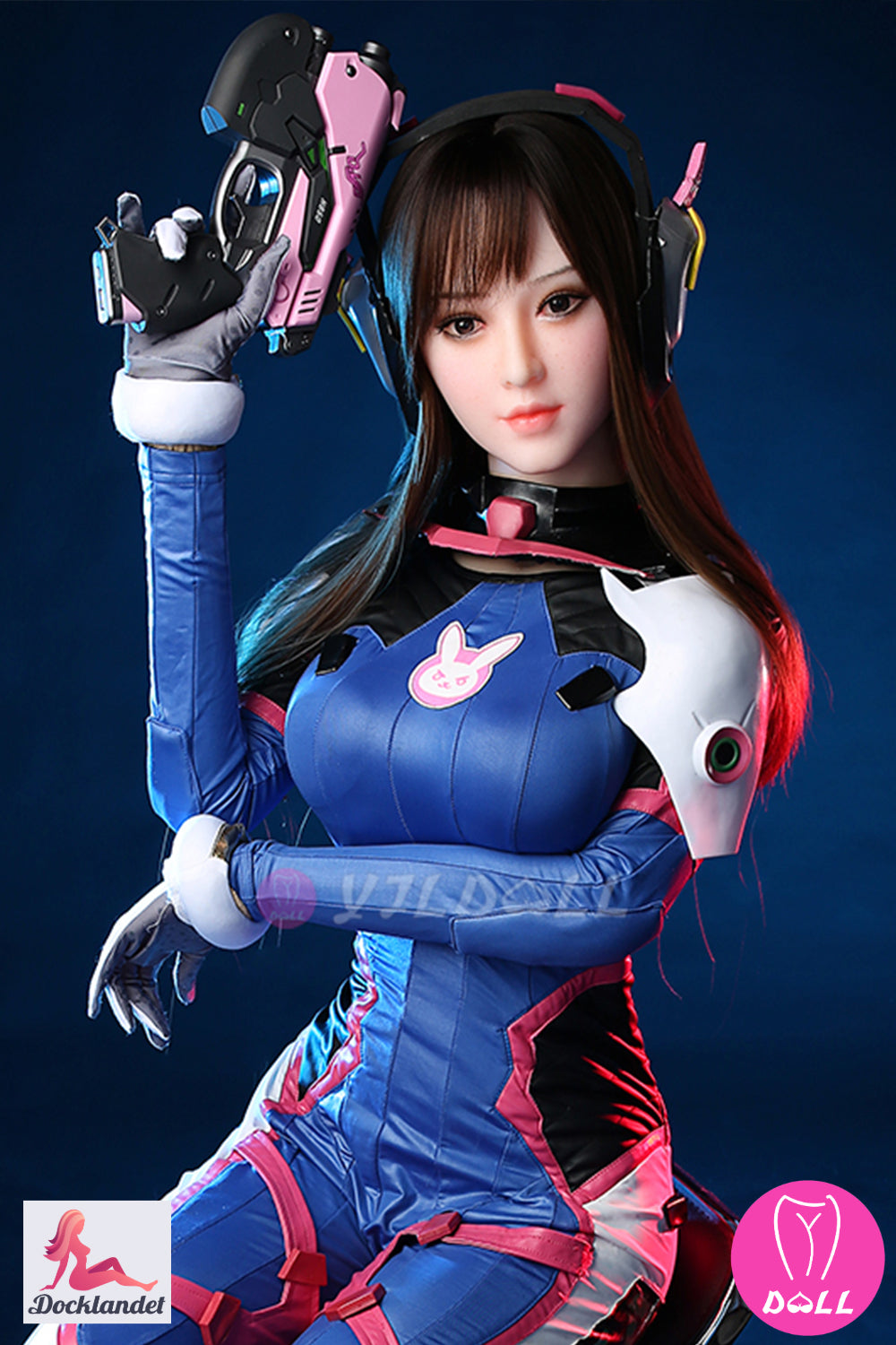 Yoko d.va sex doll (YJL Doll 155cm c-cup #825 TPE+silicone)