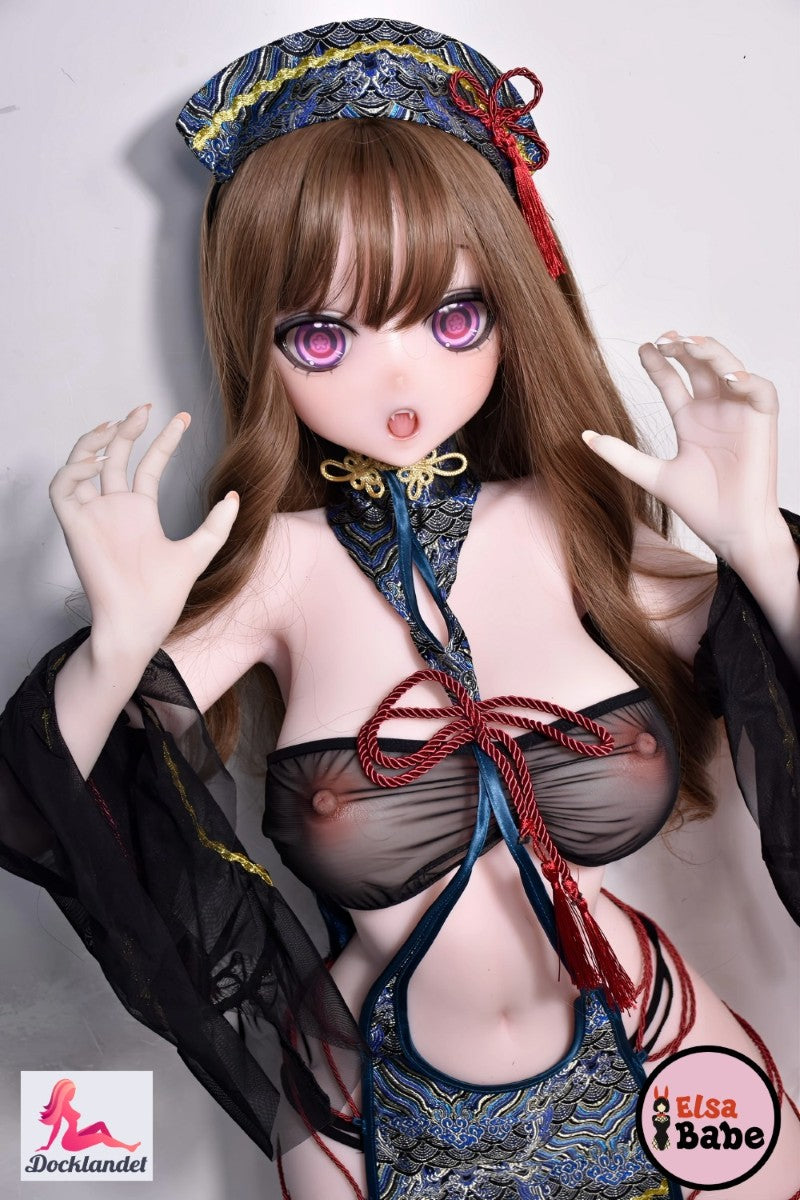 Hanamori Kaori is a curvy 140 cm tall animesex doll with large breasts. This one Elsa Babe sex doll has a charming anime look and is made of soft silicone of the highest quality.