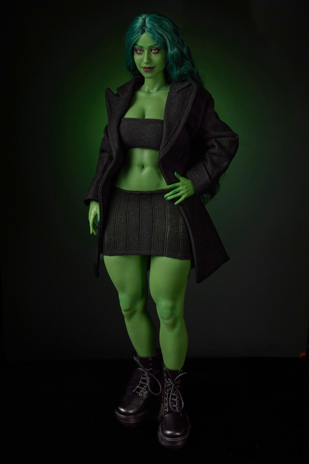 She Hulk Sexdocka (Climax Doll Mini 70cm D-kupa Silikon)