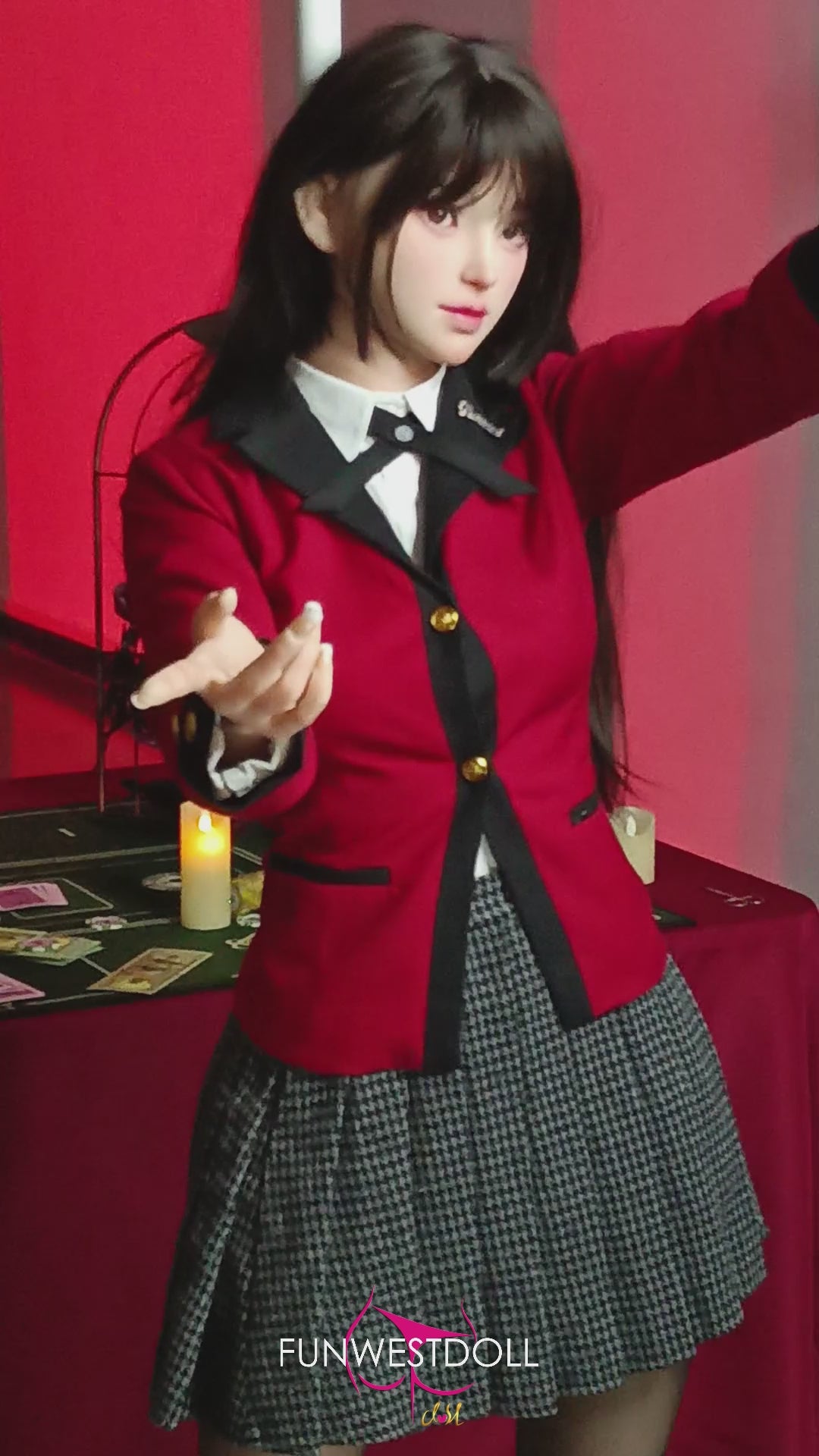 Yumeko Jabami Sex doll (FunWest Doll 159cm A-cup #038S silicone)