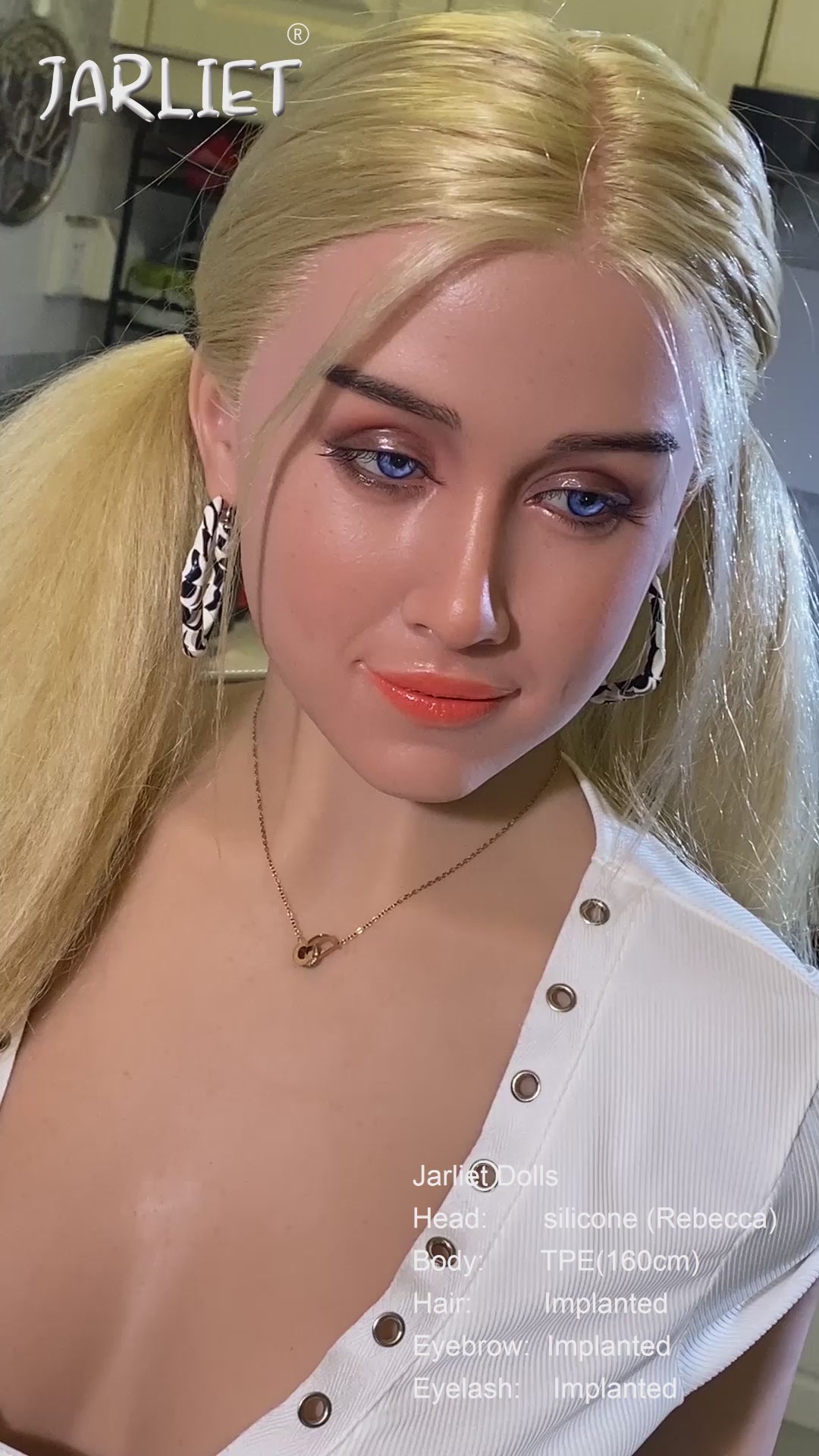 Rebecca Sex doll (Jarliet 160cm C-cup TPE+silicone) (Copy)