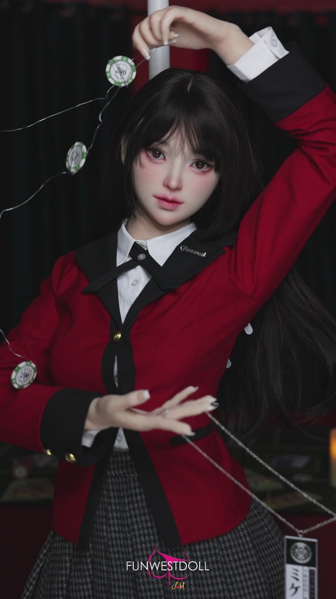 Yumeko Jabami Sex doll (FunWest Doll 159cm A-cup #038S silicone)