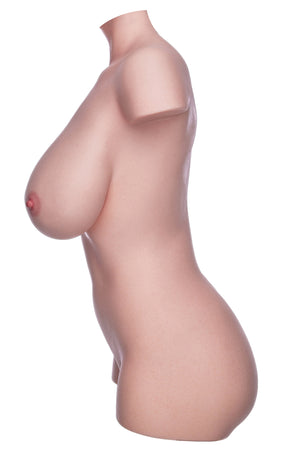 Rebecca torso sex doll (Irontech Doll 95cm f-cup silicone)