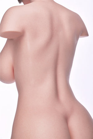 Rebecca torso sex doll (Irontech Doll 95cm f-cup silicone)