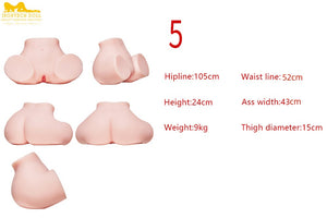 Butt big curvy sex doll (Irontech Doll Hip 110cm TPE)