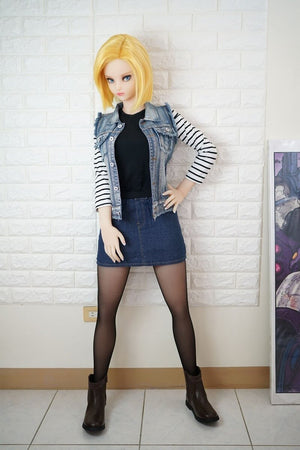 Lazuli Android 18 sex doll (Irokebijin 140cm Ecup TPE/silicone)