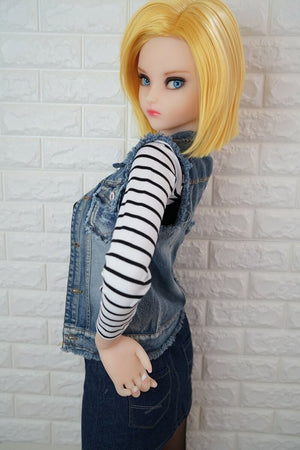 Lazuli Android 18 sex doll (Irokebijin 140cm Ecup TPE/silicone)